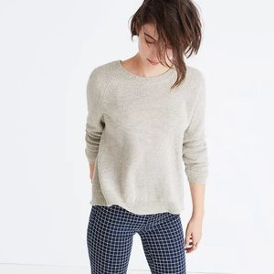 NWT Madewell Province Cross-Back Pullover Sweater